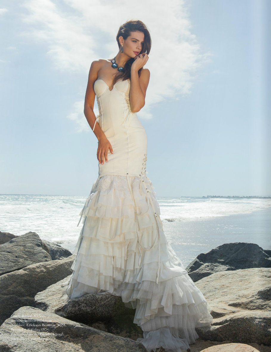 Venus Gown featured in Ocean Magazine