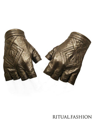 Two Suns Fingerless Gloves